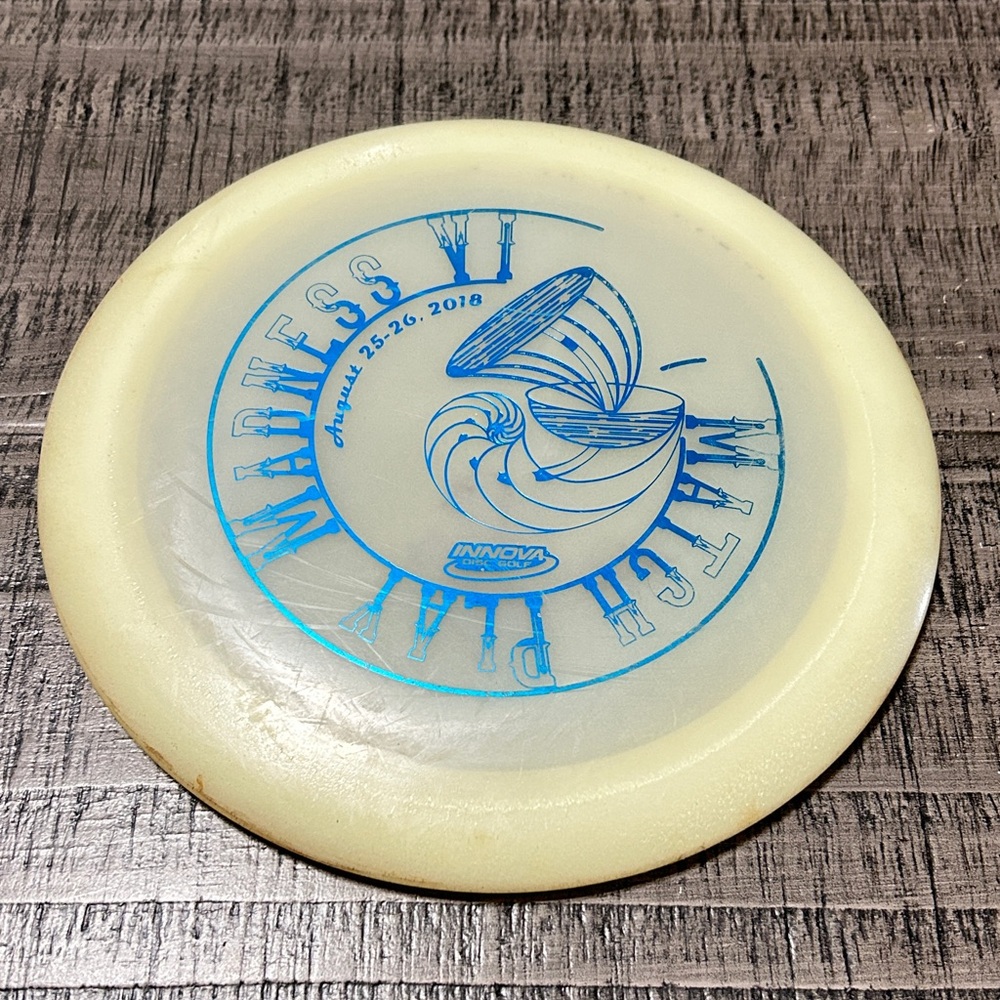 Innova Glow White Disc Golf Disc with